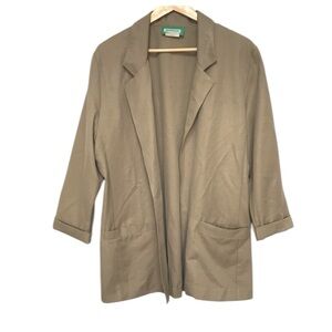 VINTAGE Boston open cardigan blazer jacket set sz 10
